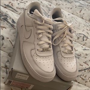 White Air Force ones